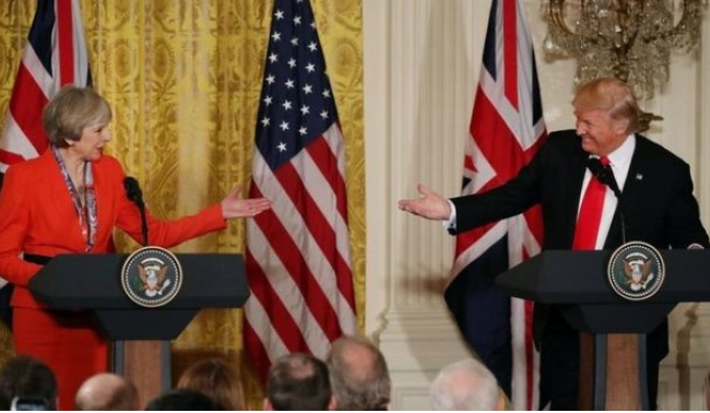  نخست وزیر بریتانیا در کاخ سفید:  ترامپ ۱۰۰ درصد حامی ناتو است